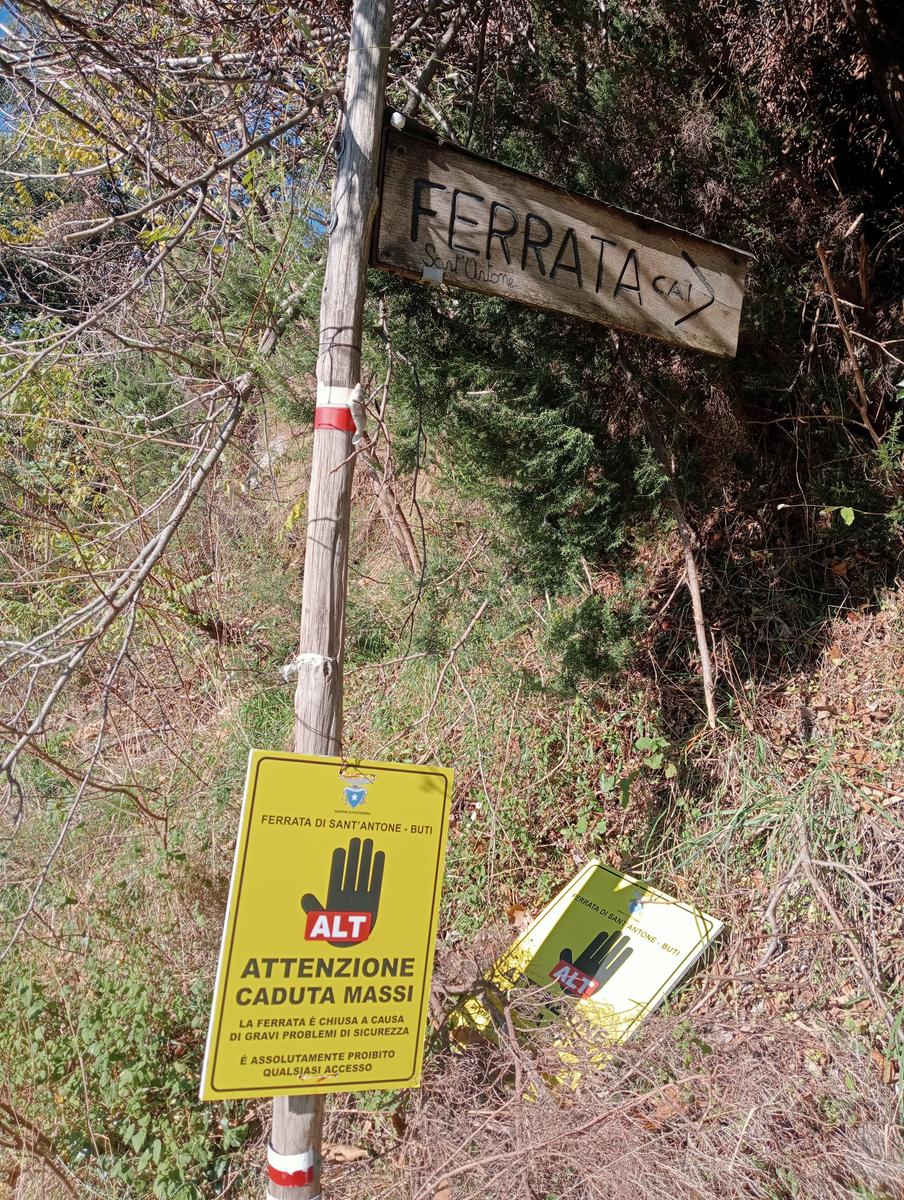 Ferrata di Buti - Ferrata di Sant'Antone - foto 16