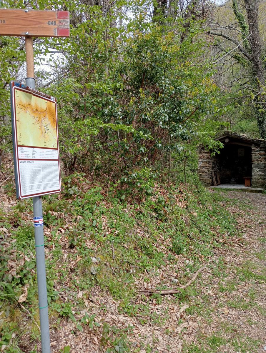 Monte costa, Monte Anchiana e Chiesa di Santa Barbara da Seravezza - foto 14
