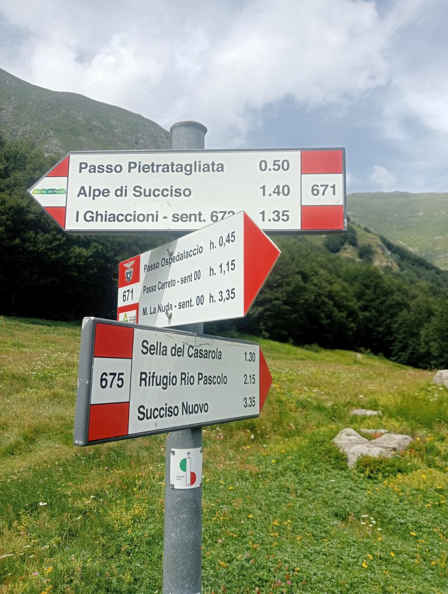 Monte Alto, Passo di Pietra Tagliata e Alpe di Succiso da Passo del Cerreto - foto 7