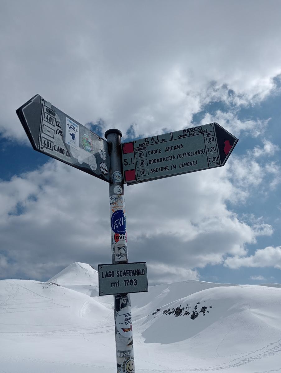 Ciaspolata ~ Passo della Calanca, Lago Scaffaiolo e Monte Spigolino da Doganaccia - foto 10