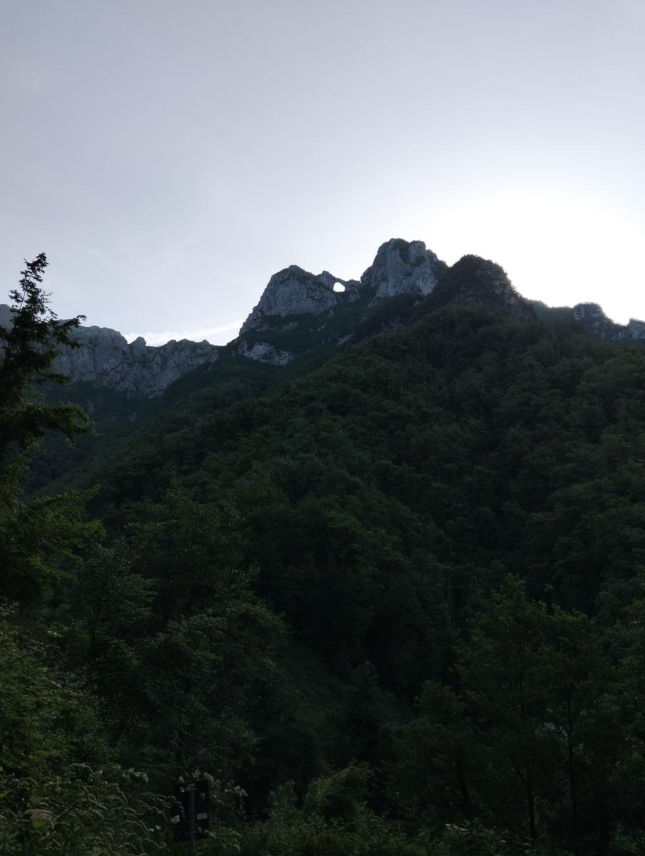 Pania della Croce, Pizzo delle saette, Rifugio Del Freo e Passo dell'Alpino da Orzale