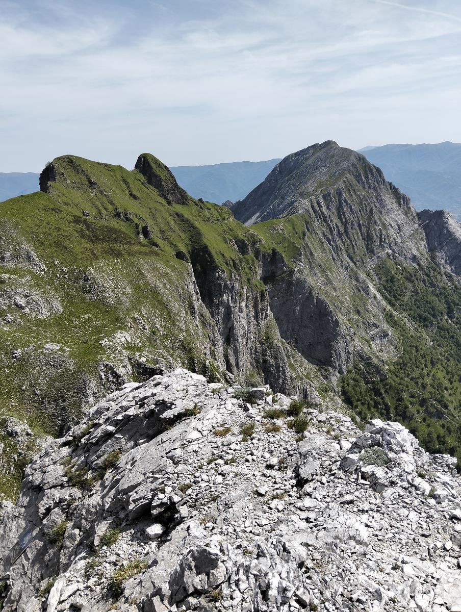 Pania della Croce, Pizzo delle saette, Rifugio Del Freo e Passo dell'Alpino da Orzale - foto 3