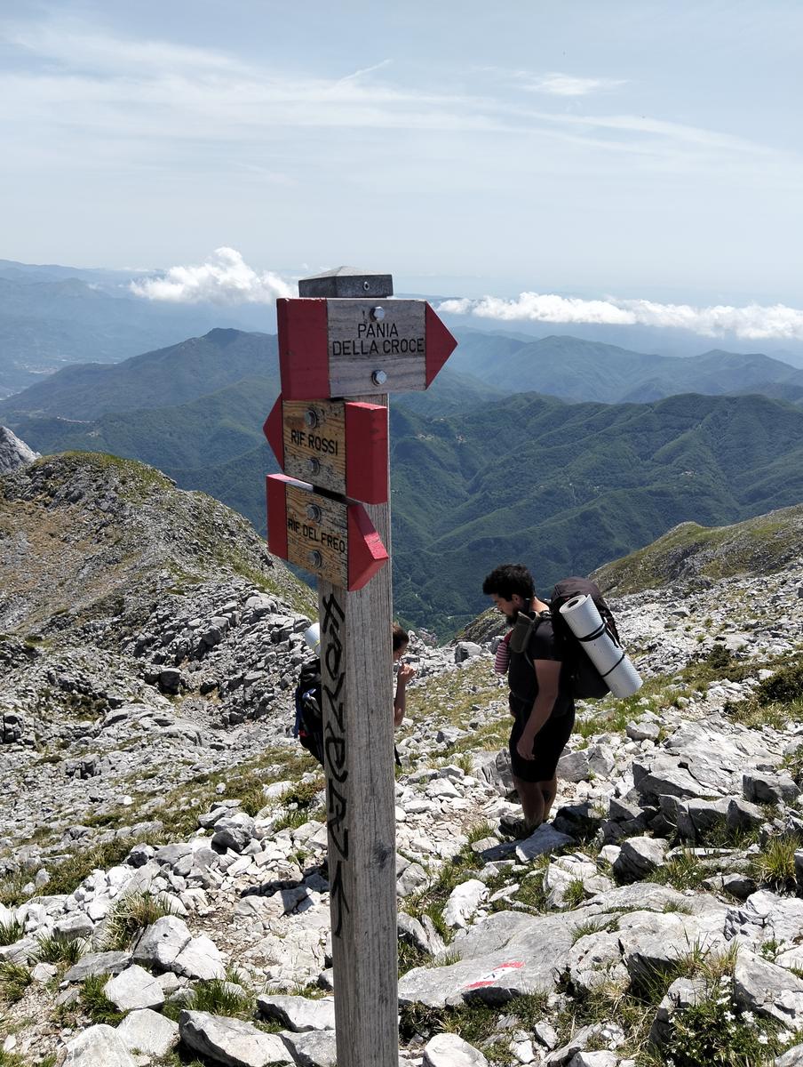 Pania della Croce, Pizzo delle saette, Rifugio Del Freo e Passo dell'Alpino da Orzale - foto 5