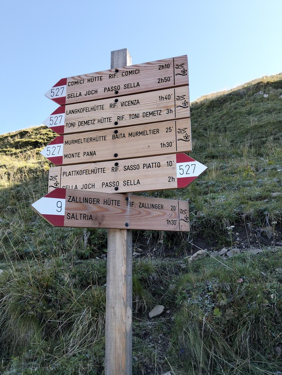Anello di Passo Sella: Friedrich August (rifugio dei krapfen), Sandro Pertini, Sasso Piatto, Vicenza e Comici - foto 15