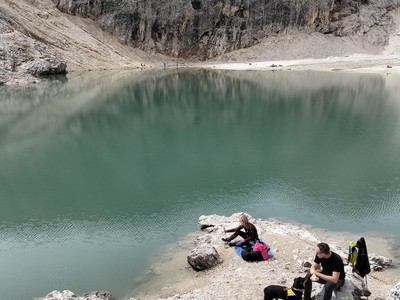Rifugio Micheluzzi, Passo Dona e Lago Antermoia da Campitello di Fassa - foto 16