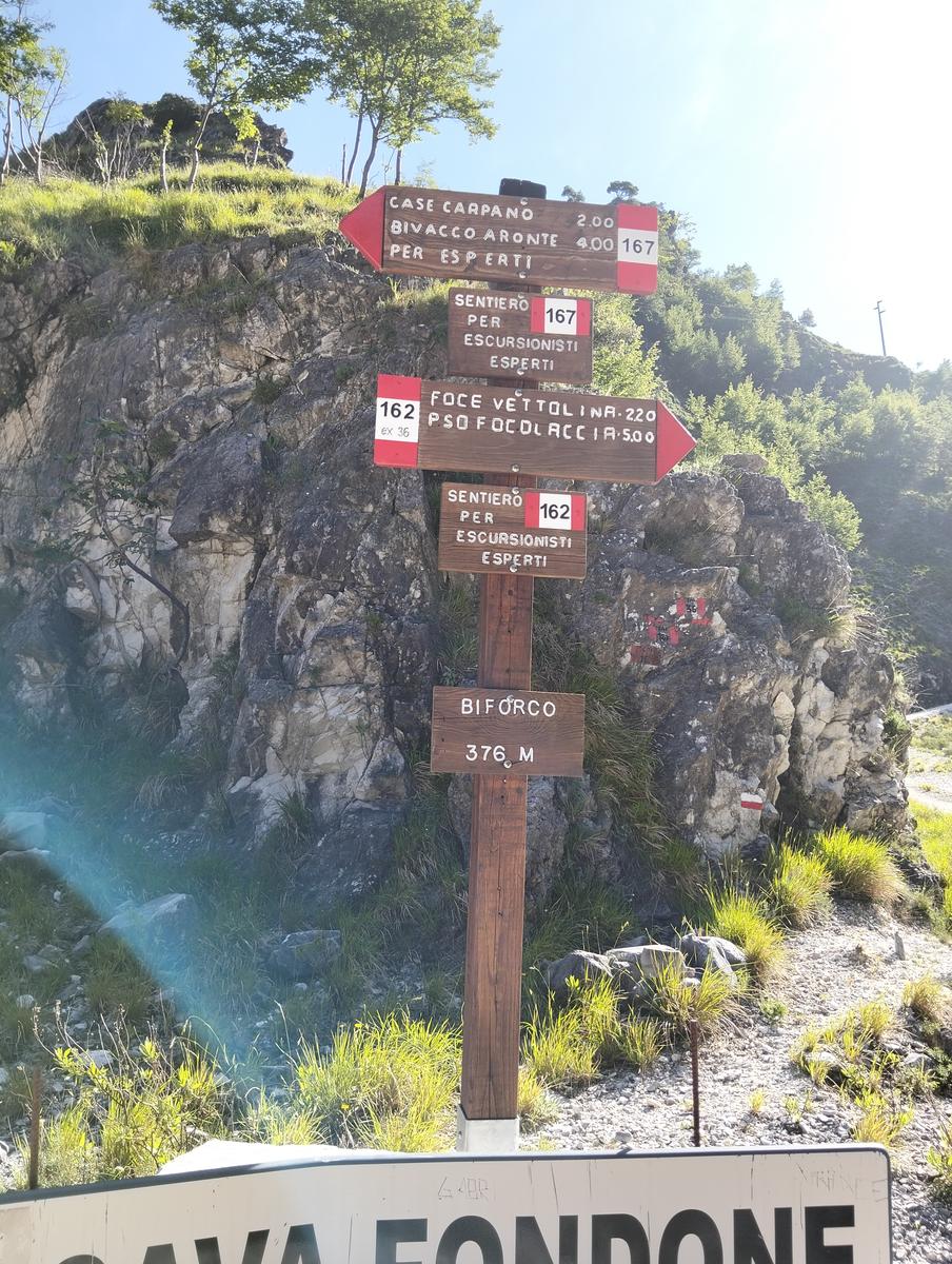 Monte Contrario: escursione ferrata da Biforco (difficile)