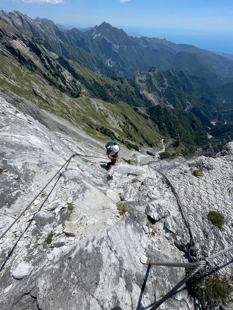 Monte Contrario: escursione ferrata da Biforco (difficile)