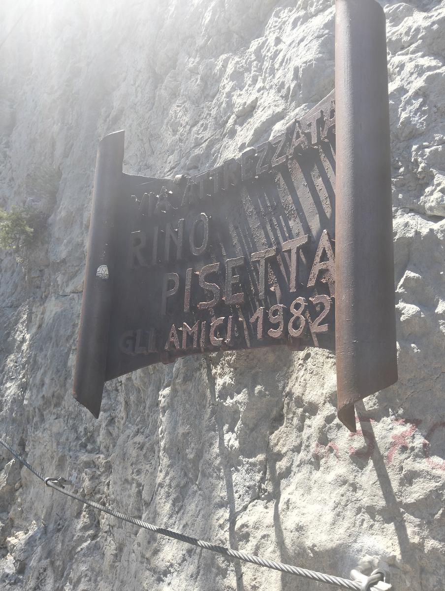 Rino Pisetta: escursione ferrata da Sarche (difficile)
