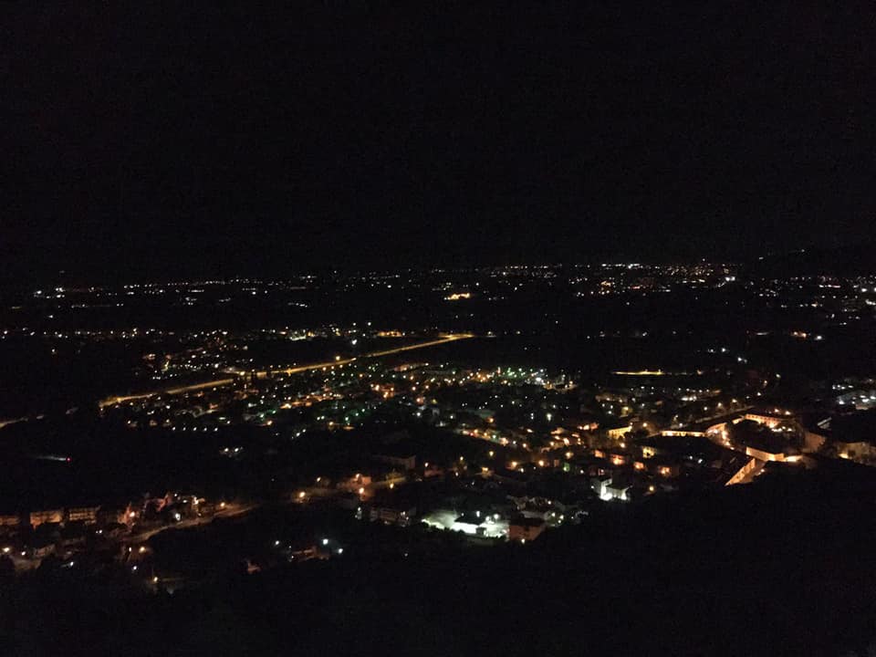 San Giuliano Terme - Notturna - Passo di dante - Villa del Polacco - Villa Bosniaski